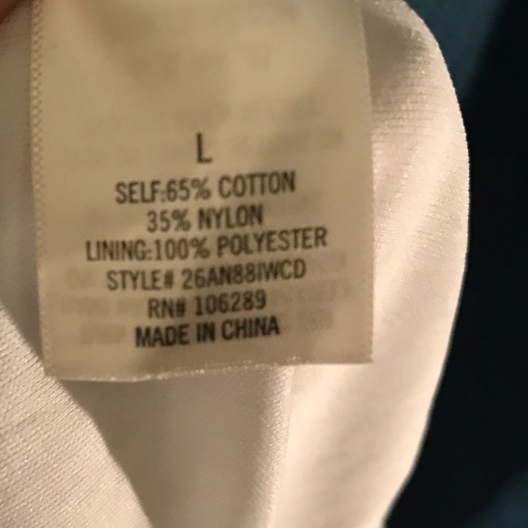 𝅺miami white lace women’s size L dress with spaghetti straps. - Picture 6 of 6